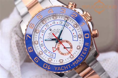 fake rolex yacht master rose gold rainbow|rolex yacht master real.